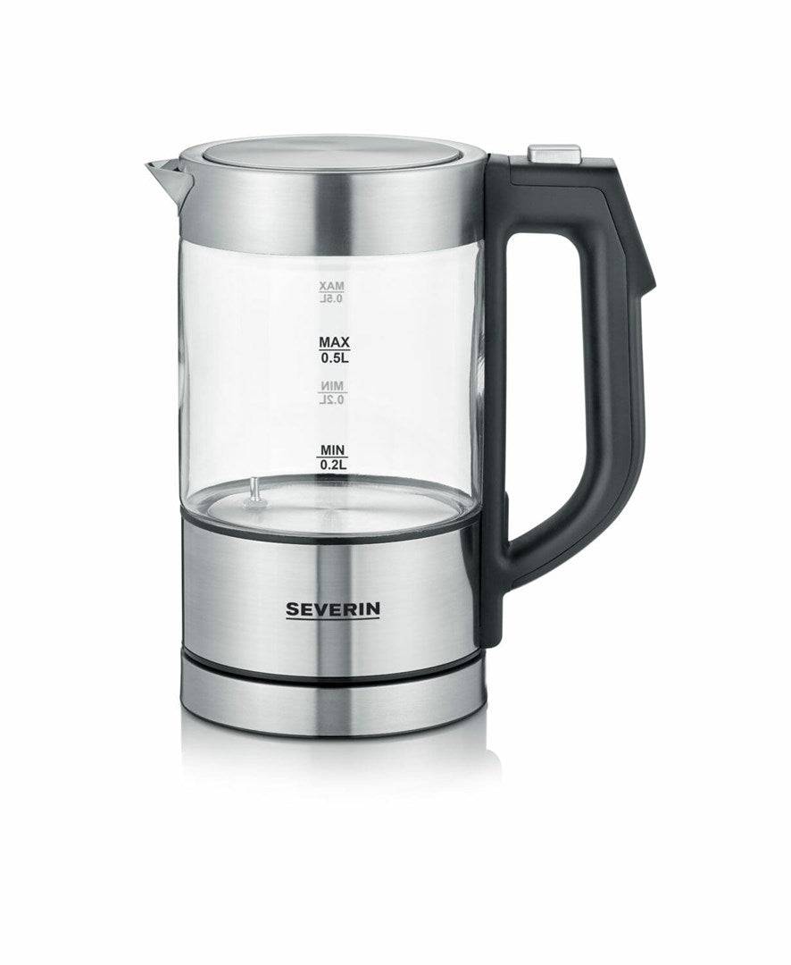 Severin Waterkoker RVS Geborsteld/Zwart WK 3458 WK3458-0
