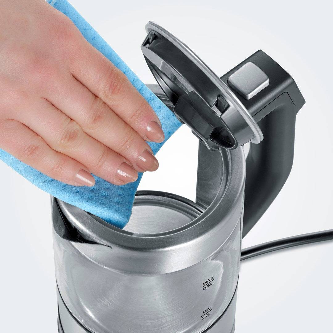 Severin Waterkoker RVS Geborsteld/Zwart WK 3458 WK3458-4