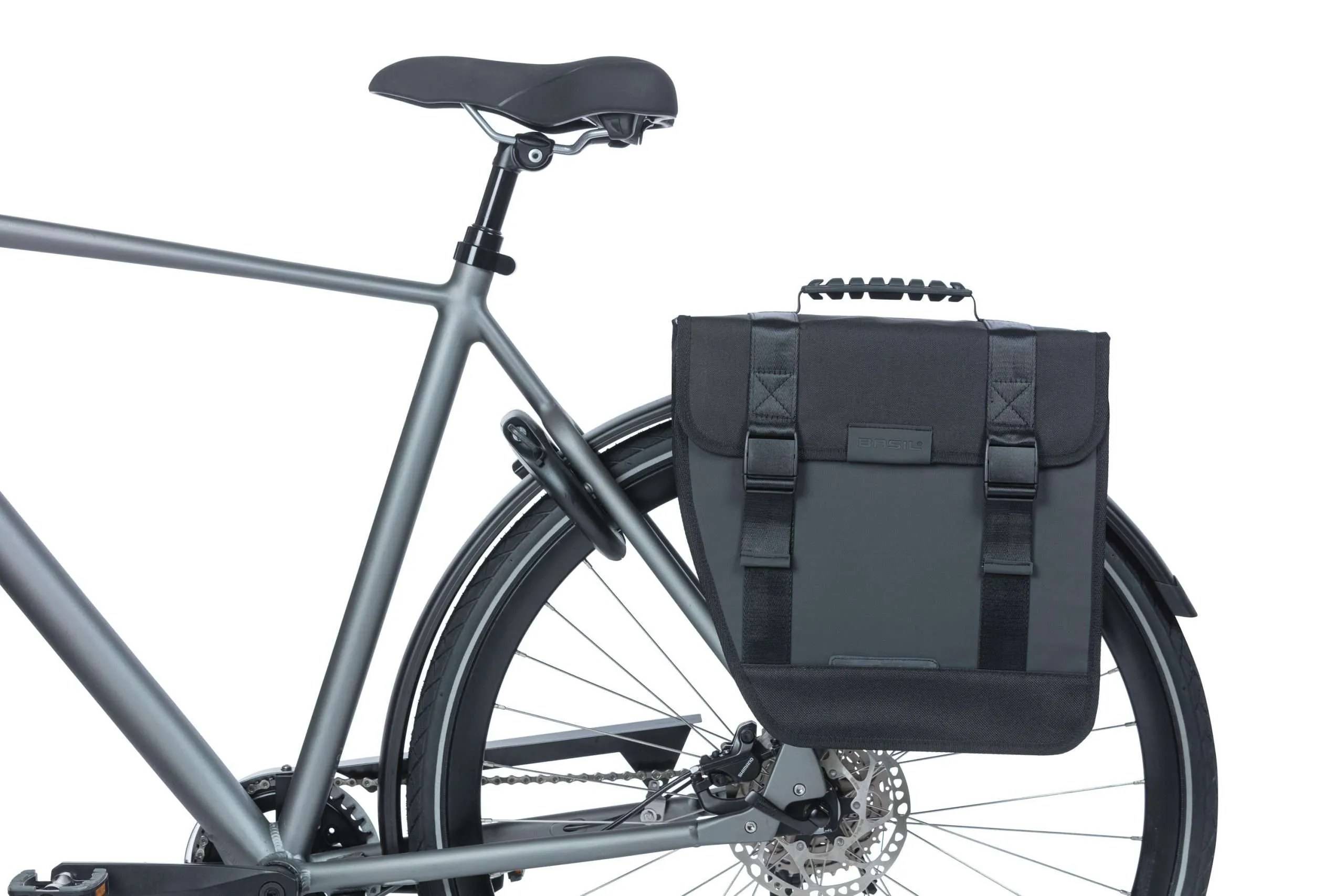 Fietstas Basil Tour Waterproof Left 14 liter 34 x 14 x 34 cm - zwart-0