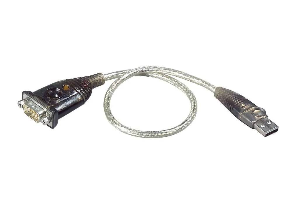 ATEN UC232A seriële kabel Transparant 0,35 m USB Type-A DB-9-0