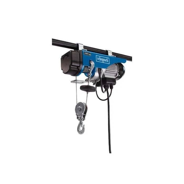Elektrische takel - Scheppach - HRS250 - Capaciteit 125/250 kg - Hefhoogte 12/6 m-0