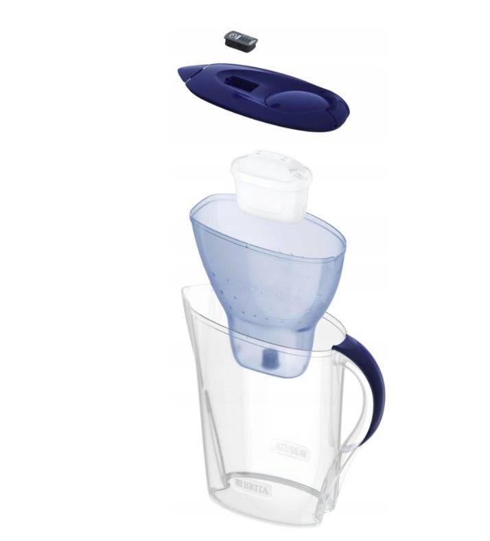 Brita Marella+3 Maxtra Pro PP Waterfilterkan 2,4 L Blauw-1