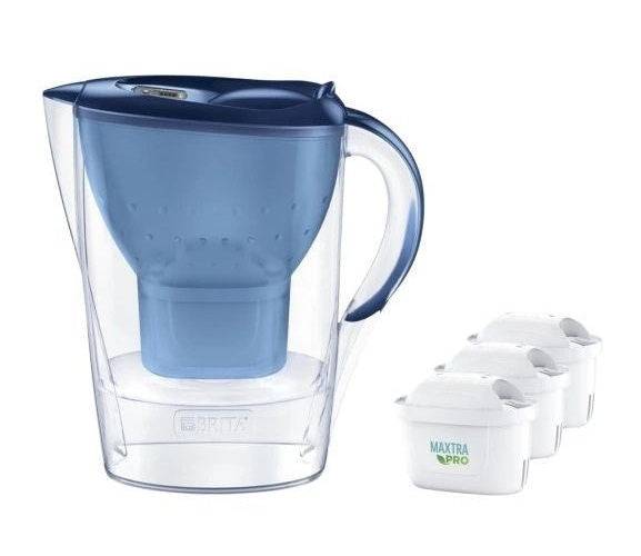 Brita Marella+3 Maxtra Pro PP Waterfilterkan 2,4 L Blauw-2