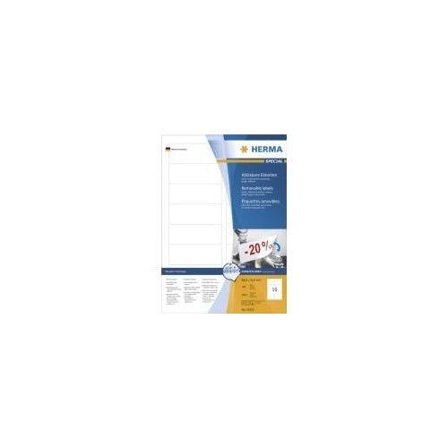 HERMA Movables - Zelfklevende Labels - Wit - 88,9 x 33,8 mm - 1600 stuks (10303)-0