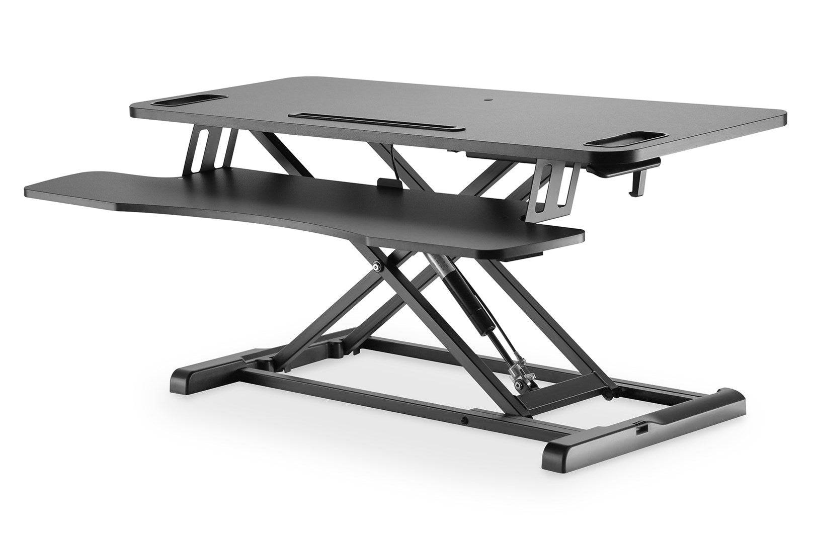 DIGITUS Ergonomische Werkplekverhoger DA-90380-1 voor LCD Monitor/Toetsenbord/Muis - Zwart-0