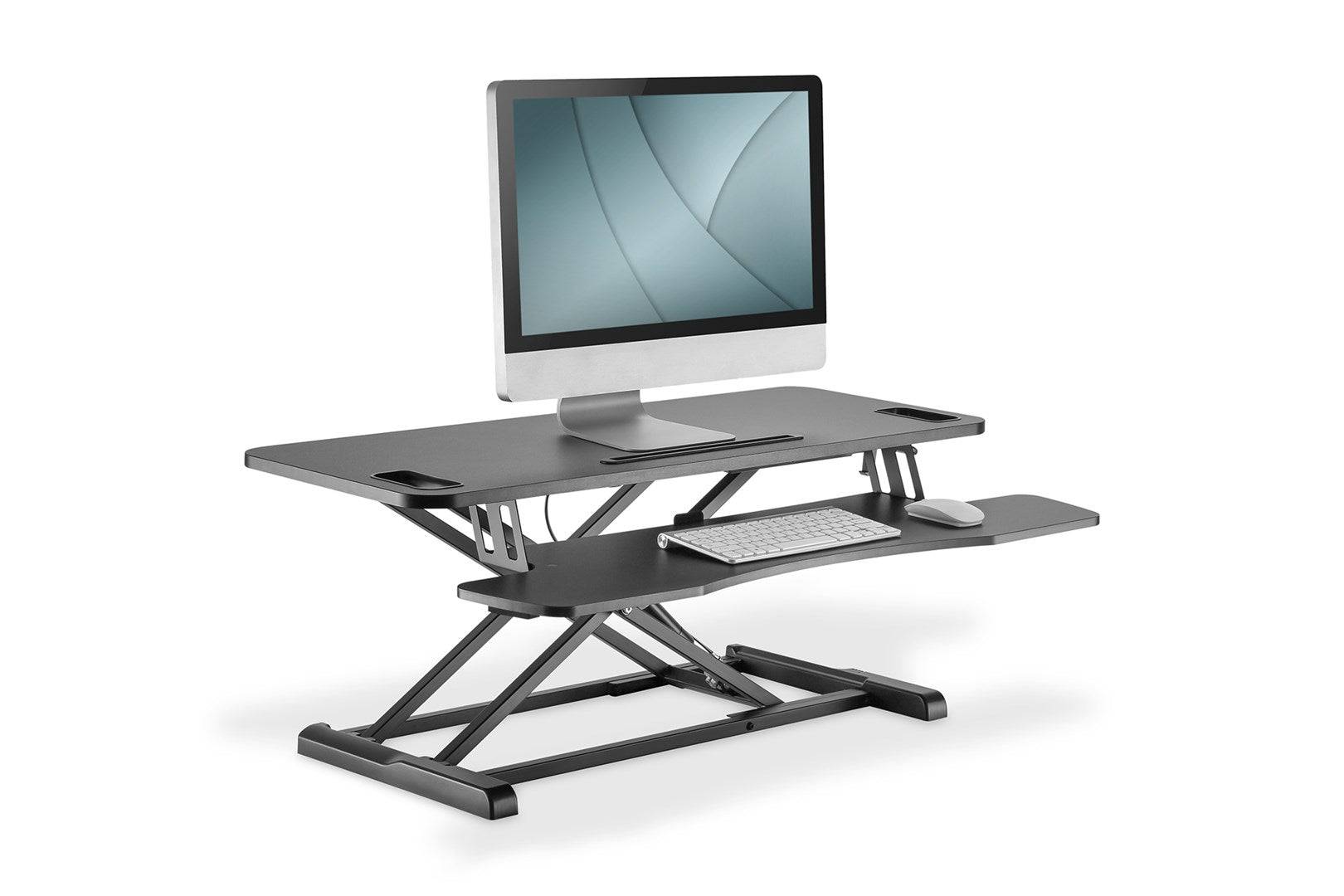 DIGITUS Ergonomische Werkplekverhoger DA-90380-1 voor LCD Monitor/Toetsenbord/Muis - Zwart-1