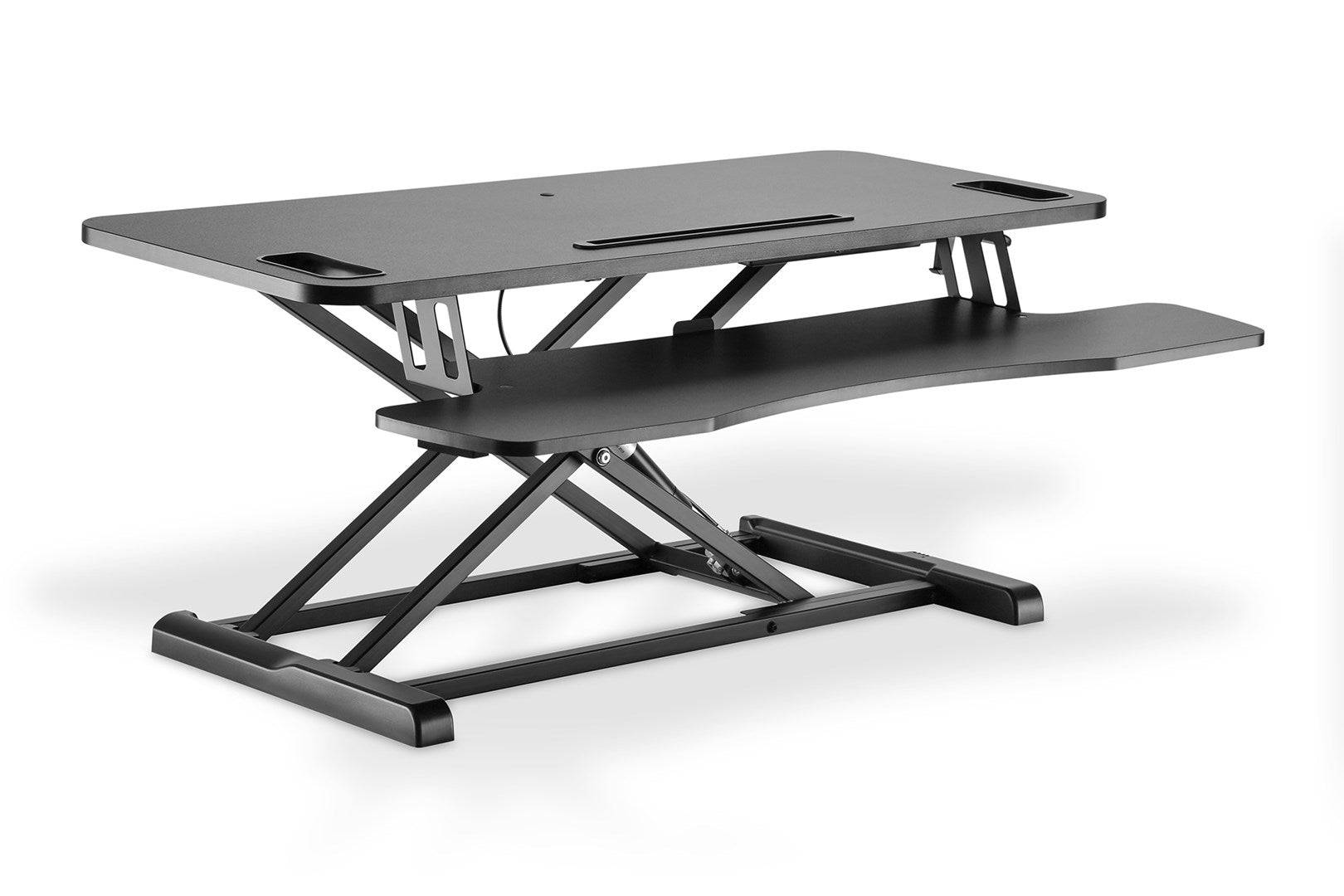DIGITUS Ergonomische Werkplekverhoger DA-90380-1 voor LCD Monitor/Toetsenbord/Muis - Zwart-4