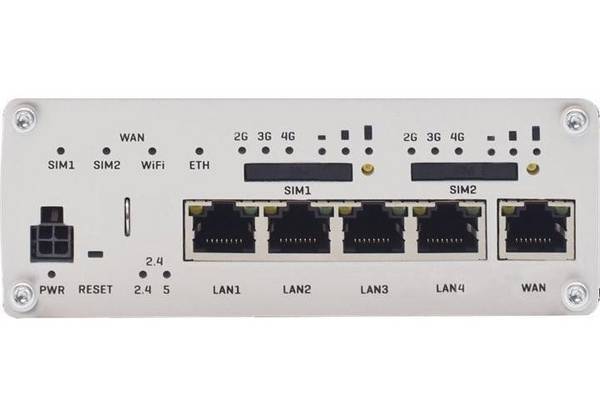 Teltonika RUTX12 Draadloze Router WWAN 4-Poort Switch (RUTX12230000) 4-Port-Switch