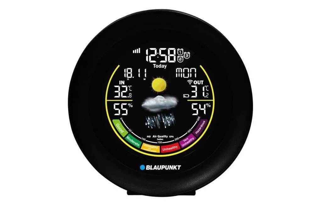 WEERSTATION BLAUPUNKT WS35BK APP, ZWART-0