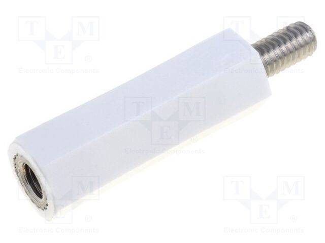 DREMEC TFM-M5X30/DR2188 Isolatiebus; Int.schroefdraad: M5; L: 30mm; UL94V-2; polyamide - 1 stuk-0