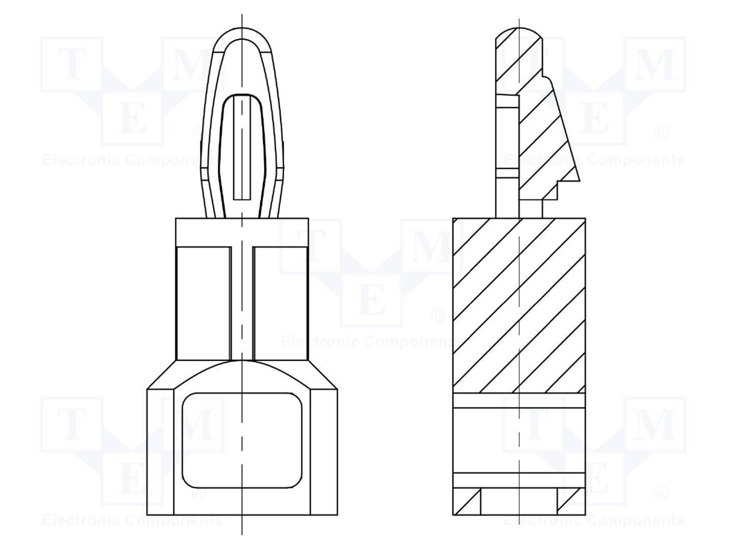 DREMEC DR8G420V42510 PCB-afstand; polyamide 66; L: 15,9mm; natuurlijk; UL94V-0 - 10 stuks-0