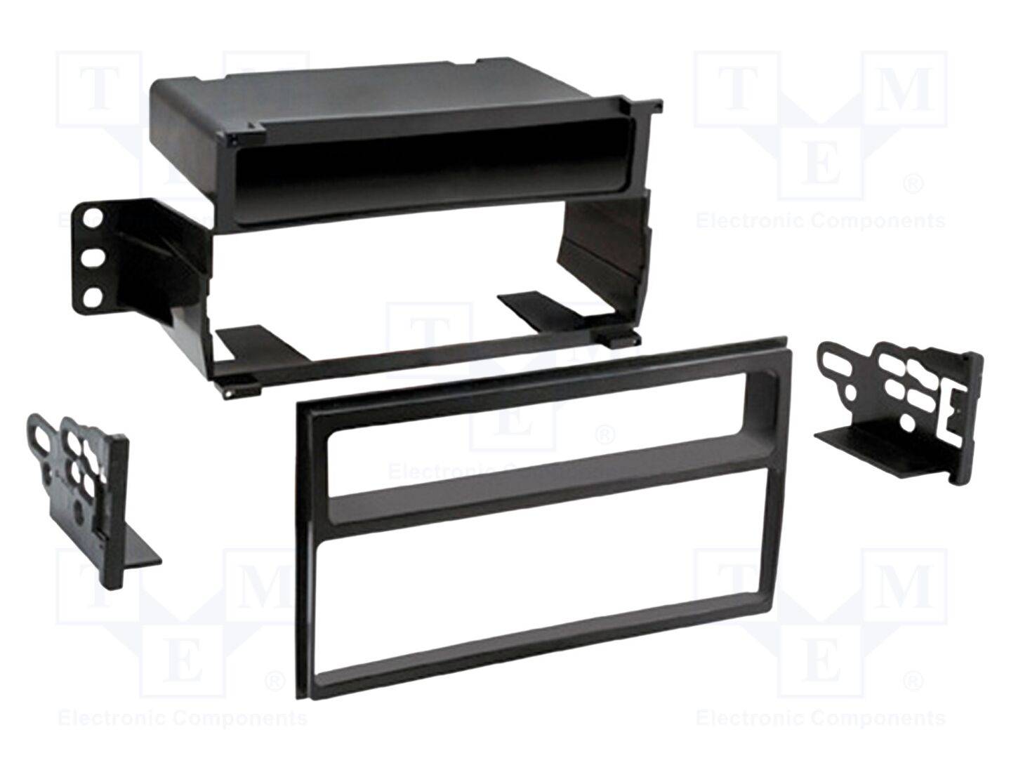 ACV RAM-40.1196 Radiomontageframe; Nissan; 2 DIN; zwart - 1 stuk-0
