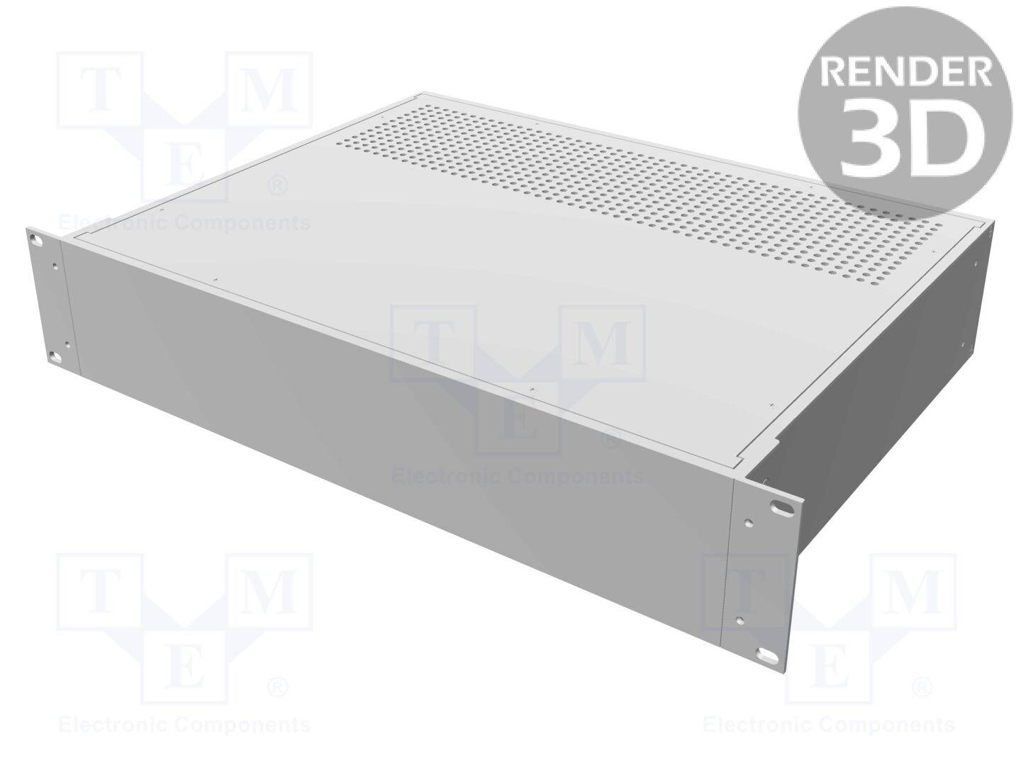 HAMMOND HM-RM2U1913VBK Behuizing: voor rackmontage; Standaard: 19"; 2U; W: 422mm; H: 89mm - 1 stuk-0
