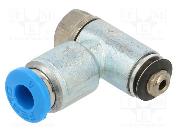 FESTO GRLA-M5-QS-4-D Smoorterugslagventiel; 0,2÷10bar; verchroomd zinkgietwerk; 4mm - 1 stuk