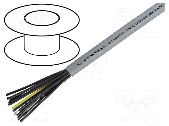 LAPP CL110-9G0.75 Leiding; ÖLFLEX® CLASSIC 110; 9G0,75mm2; niet-afgeschermd; Cu - 1 meter-0