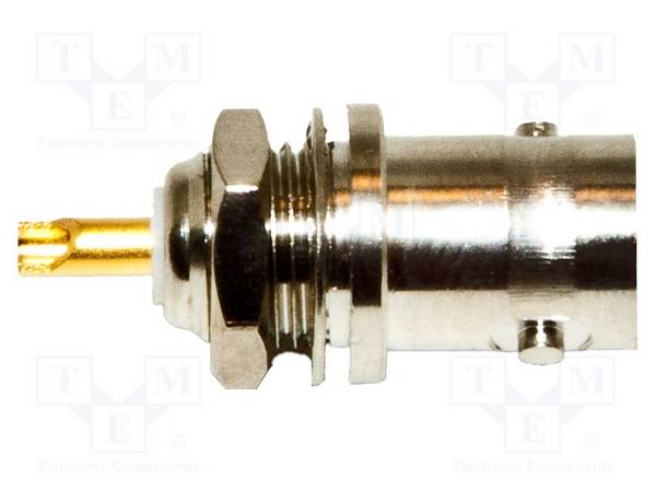 MUELLER ELECTRIC BU-P4160 Labconnector: BNC; vrouwelijk; 50Ω; 30VAC; 60VDC; -65÷165°C - 1 stuk