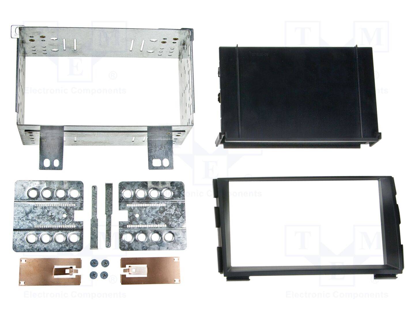 ACV RAM-40.1174 Radiomontageframe; Kia; 2 DIN; zwart - 1 stuk-0
