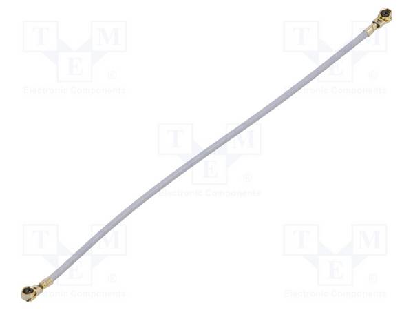 HIROSE UFL2LPA088Y1TA100 Kabel; 0,1m; U.FL vrouwelijk,aan beide zijden; grijs; hoek - 1 stuk