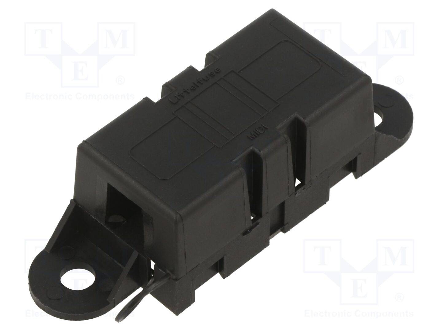 LITTELFUSE 04980903ZXT Houder; 200A; M6-schroef; Uitg: oogje M5; UL94V-HB; 32V - 1 stuk-0