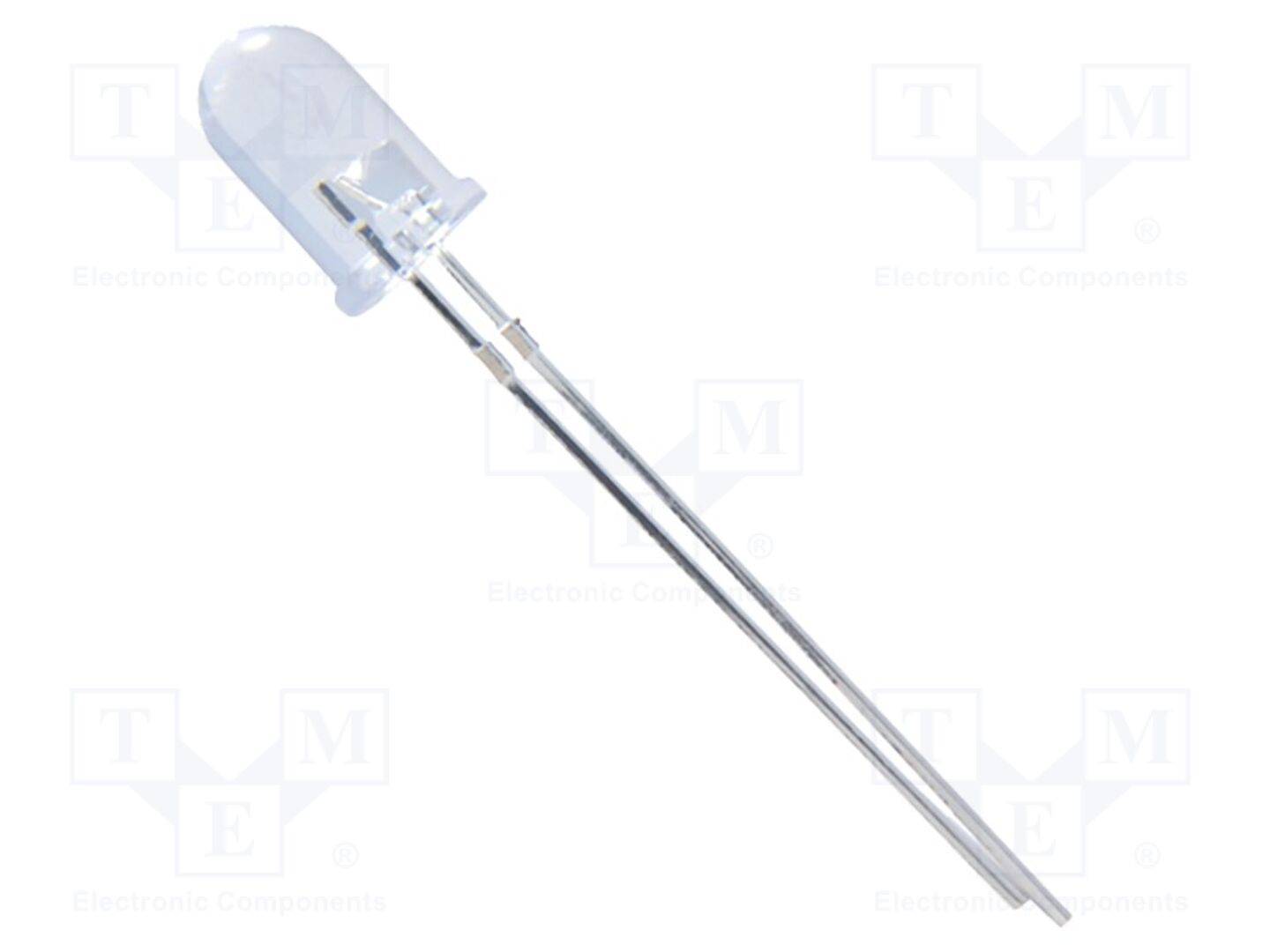 NTE Electronics NTE30040 LED; oranje; 5mm; 2000÷3000mcd; 30°; Voorkant: convex; 2÷2,2VDC - 1 stuk-0