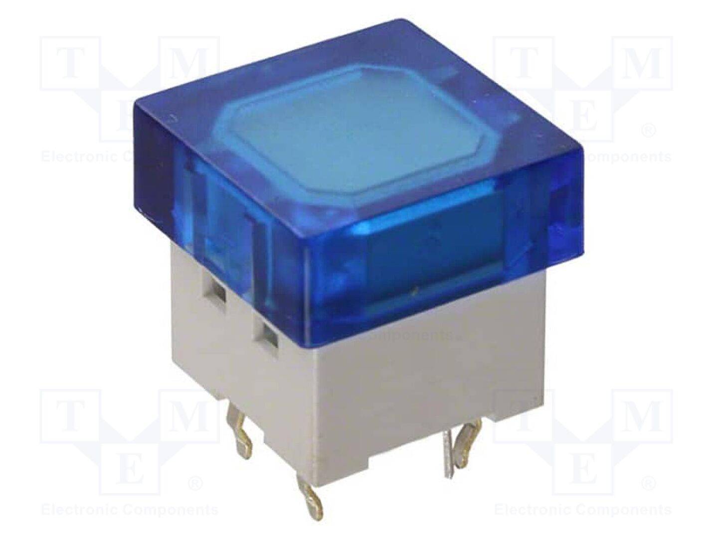 OMRON Electronic Components B3W-9010-B1B Schakelaar: voor toetsenbord; pos: 2; SPST-NO; 0,05A/24VDC; blauw - 1 stuk-0