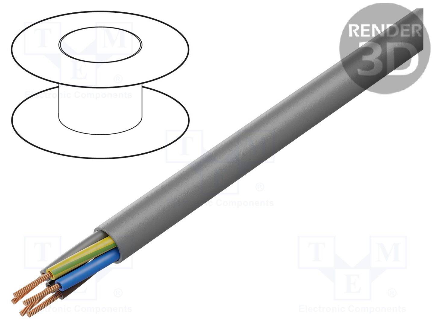 LAPP OL150-5G2.5 Leiding; ÖLFLEX® 150; H05VV5-F; 5G2,5mm2; niet-afgeschermd; Cu - 1 meter