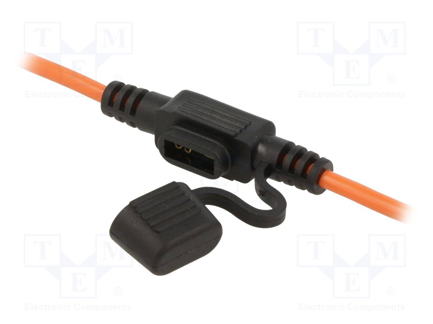 OPTIFUSE LPM-01B-12OR Houder; 11mm; 30A; Uitg: draden; 58V; Kabelkleur: oranje; -40÷85°C - 1 stuk-0