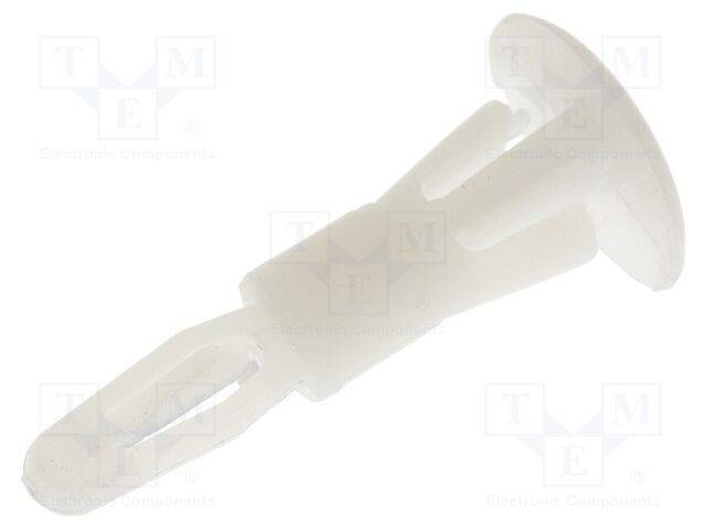 ESSENTRA RI-RLCBSR-6-01 Montageplug; polyamide; L: 9,5mm; klik/klik; Ø2: 4,75mm; Ø1: 3,18mm - 10 stuks-0
