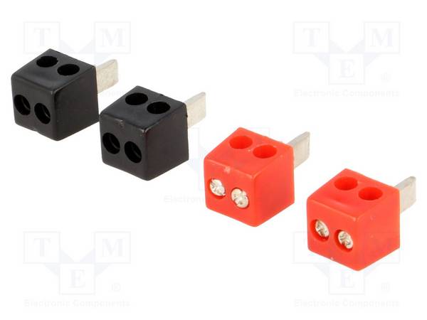 ACV 30.4150-01 Connector: voor luidsprekers; mannelijk; hoek; verguld; 2,5mm2 - 1 set