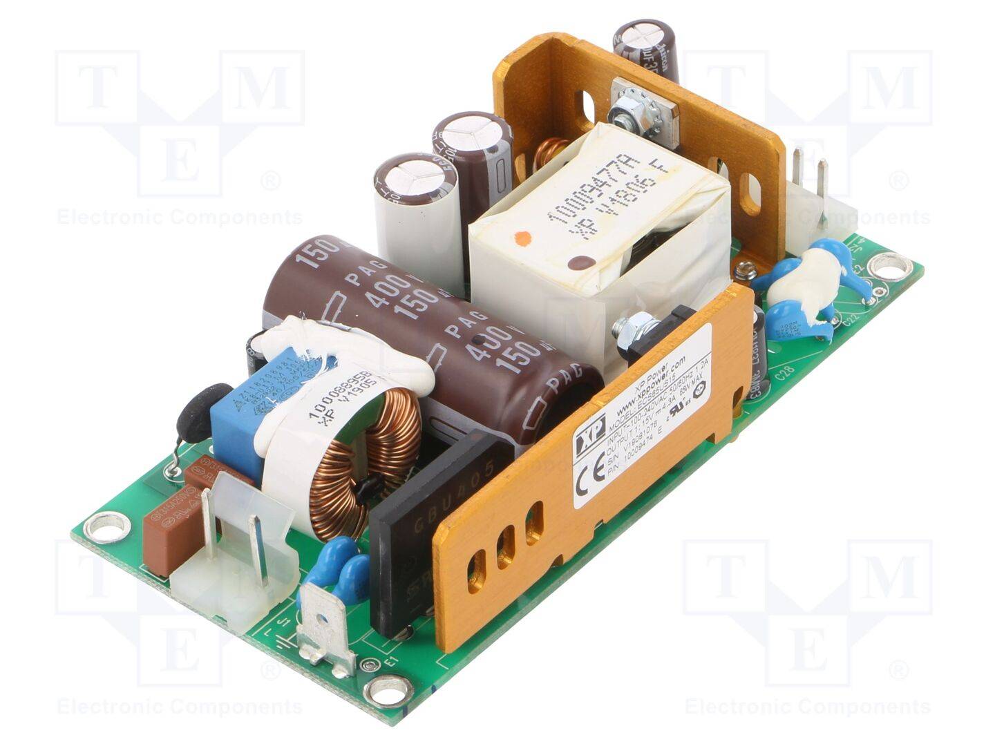 XP POWER ECS65US15 Voedingseenheid: schakelende; open; 65W; 80÷264VAC; OUT: 1; 15VDC - 1 stuk-0