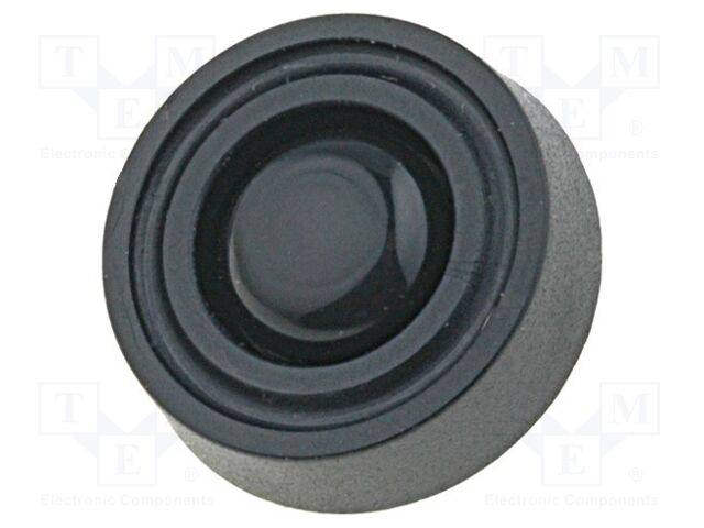 FIX&FASTEN FF-8 Voetje voor snelle assemblage; zwart; polyethyleen; A: 5mm - 10 stuks-0