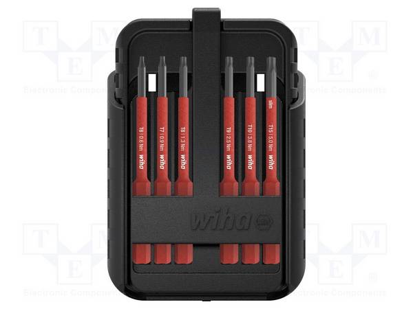 WIHA WIHA.43161 Gereedschapset: schroevendraaierbits; Torx®,Torx® PLUS; 1kVAC - 1 set
