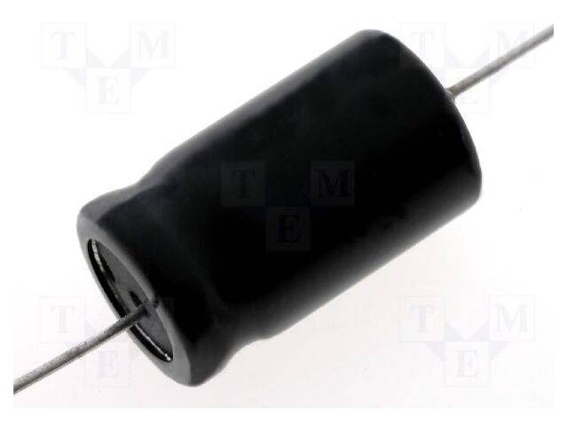 SR PASSIVES CEB-100/100A Condensator: elektrolytisch; bipolair; THT; 100uF; 100VDC; ±20% - 1 stuk-0
