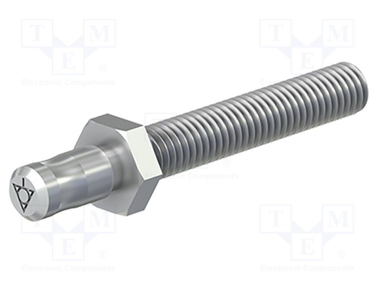 STÄUBLI POAG-S6/35 Labconnector: banaanstekker 6mm; stekker; M6,schroeven; 50mm - 1 stuk-0