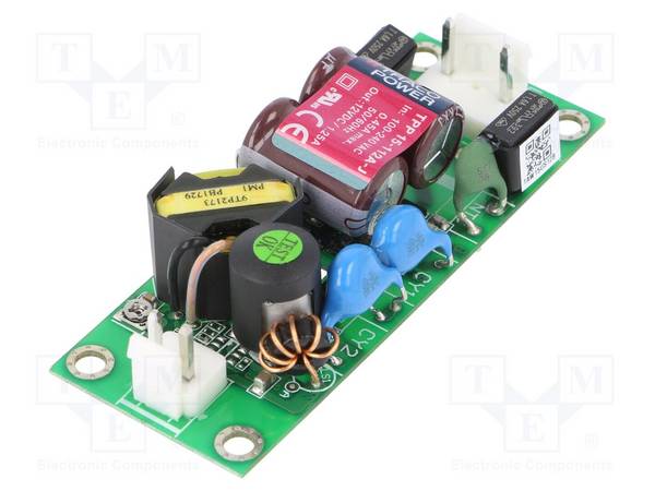 TRACO POWER TPP15-112A-J Voedingseenheid: schakelende; open; 15W; 120÷370VDC; 85÷264VAC - 1 stuk