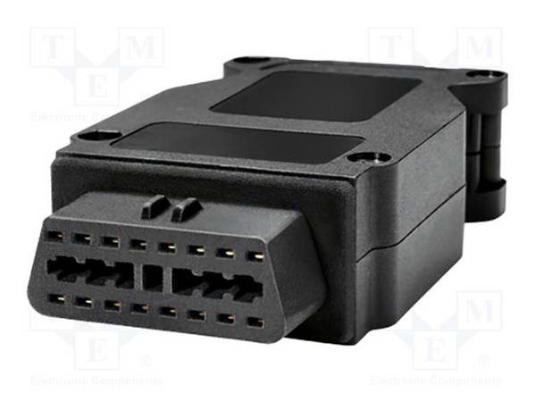 SCHÜTZINGER SET814024VGB-SW Labconnector: diagnostische OBD II; zwart; 10A; vrouwelijk; 24V - 1 stuk