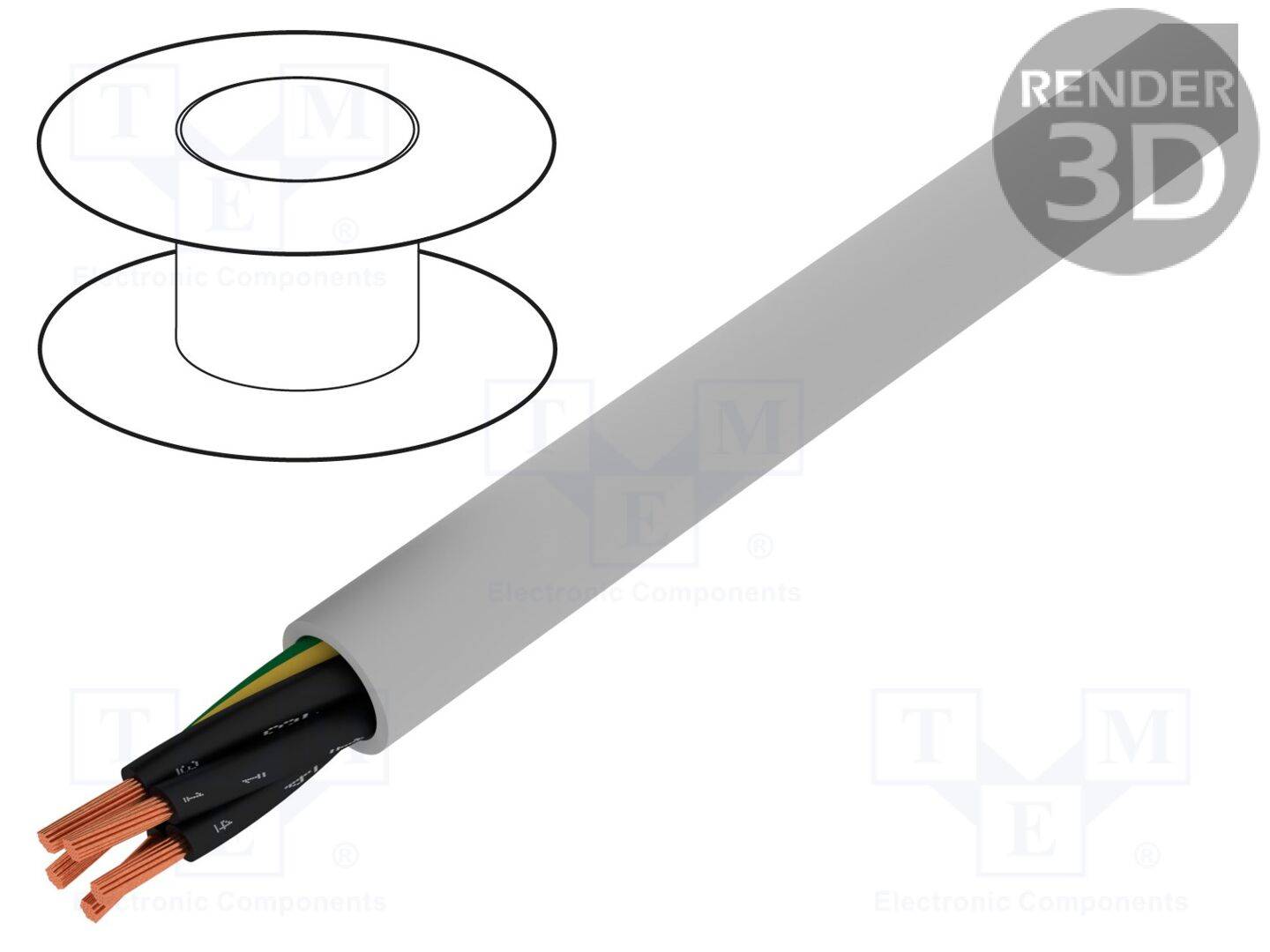 LAPP CL110-5G1 Leiding; ÖLFLEX® CLASSIC 110; 5G1mm2; niet-afgeschermd; Cu; koord - 1 meter-0