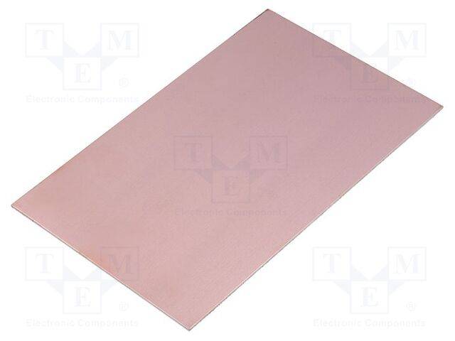 SOLDER PEAK L100X160AL10/70 Laminaat; aluminium; 1mm; L: 160mm; W: 100mm; Dekking: koper - 1 stuk-0