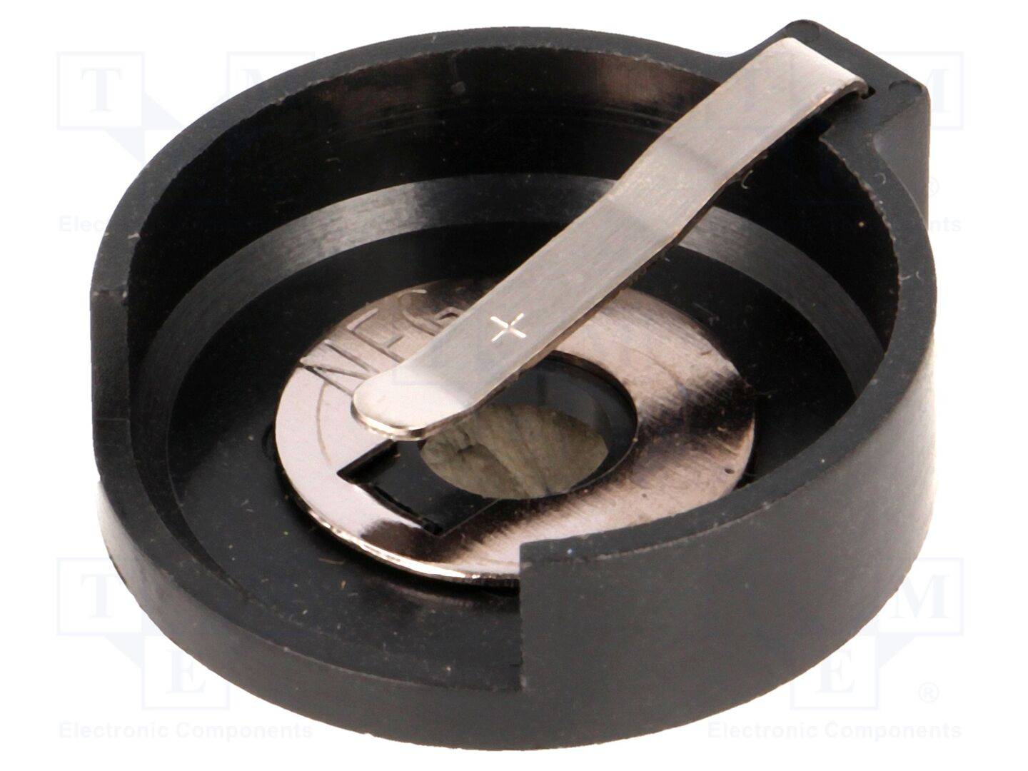 KEYSTONE KEYS1025 Houder; CR2430,DL2430; Aant.bat: 2; horizontaal,THT; H: 8,9mm - 1 stuk-0