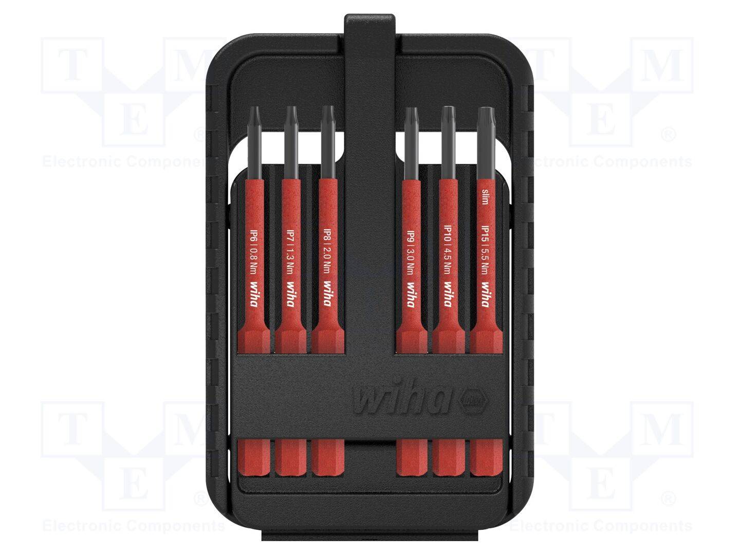 WIHA WIHA.43155 Gereedschapset: schroevendraaierbits; Torx® PLUS; 1kVAC; 6mm - 1 set-0