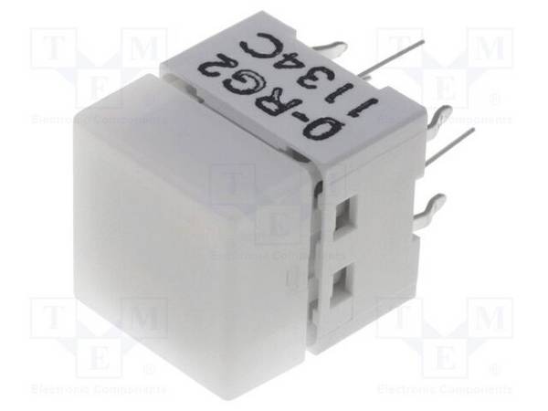 OMRON Electronic Components B3W-9000-RG2N Schakelaar: voor toetsenbord; pos: 2; SPST-NO; 0,05A/24VDC; wit - 1 stuk