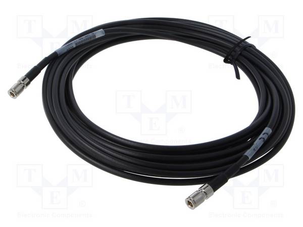 3M 1CX6-11-0S-007.0 Kabel; 7m; DIN-stekker,aan beide zijden; zwart; recht; 75Ω; 0÷40°C - 1 stuk