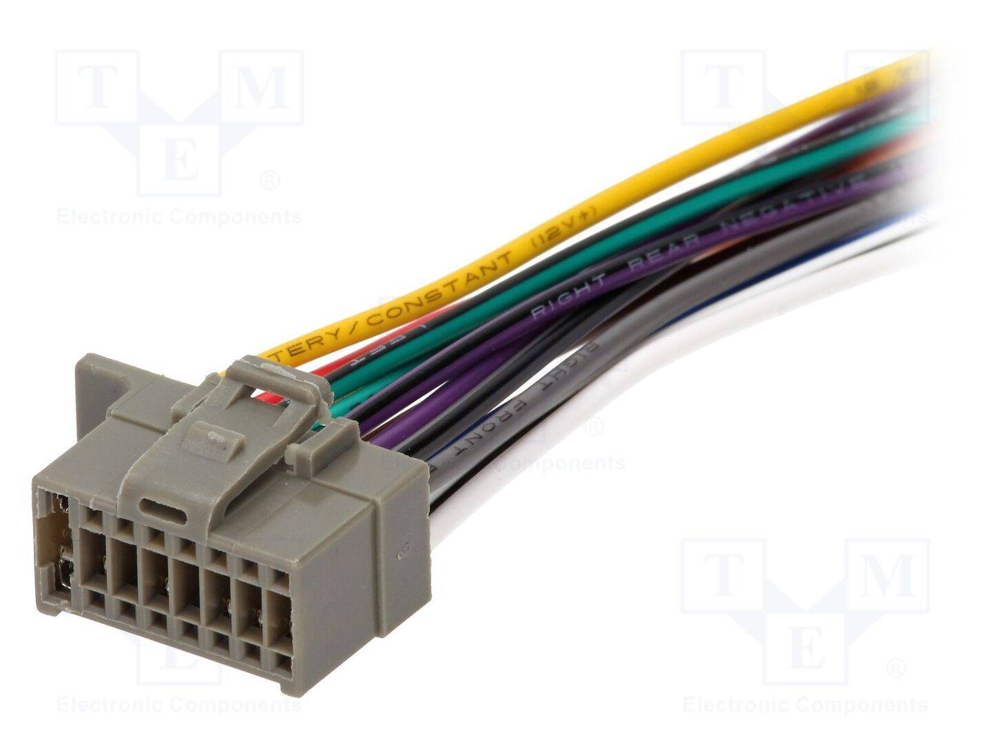 4CARMEDIA ZRS-129 Connector; Panasonic; met draden; PIN: 16 - 1 stuk-0