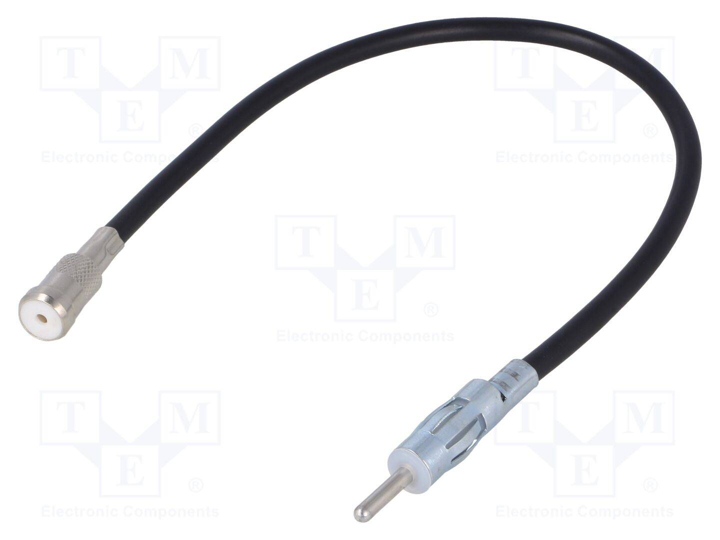 4CARMEDIA ZRS-AA-3 Kabel; 0,15m; DIN-stekker,ISO-contact; recht - 1 stuk-0