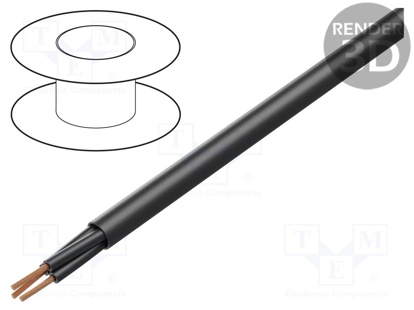 LAPP OL-RB-210-3X1.5 Leiding; ÖLFLEX® ROBUST 210; 3x1,5mm2; niet-afgeschermd; Cu - 1 meter-0