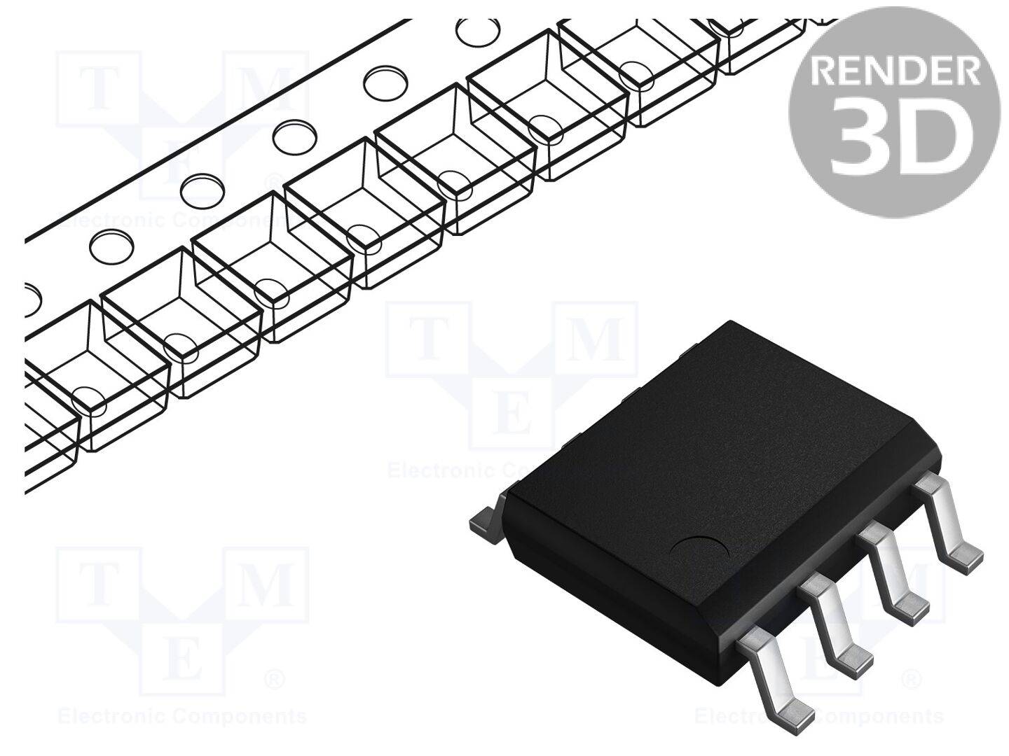 TEXAS INSTRUMENTS AMC1301DWV IC: versterker; 1MHz; 3÷5,5VDC; SO8-W - 1 stuk-0