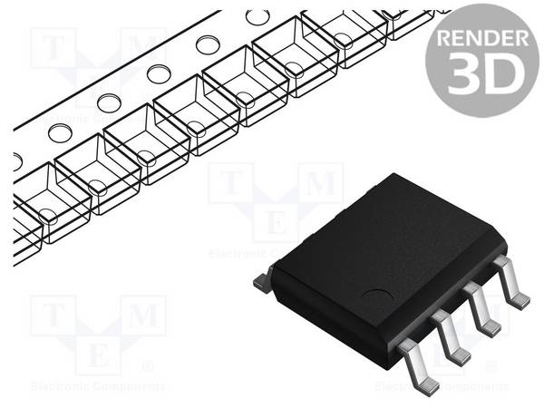TEXAS INSTRUMENTS DRV8251ADDAR IC: driver; H brug; borstelmotorcontroller; HSOIC8; 4,1A; Ch: 1 - 1 stuk