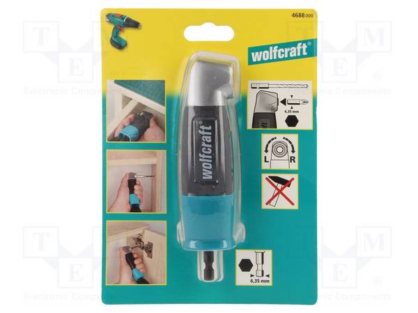 WOLFCRAFT WF4688000 Adapter; voor schroefmachine; hoek - 1 stuk