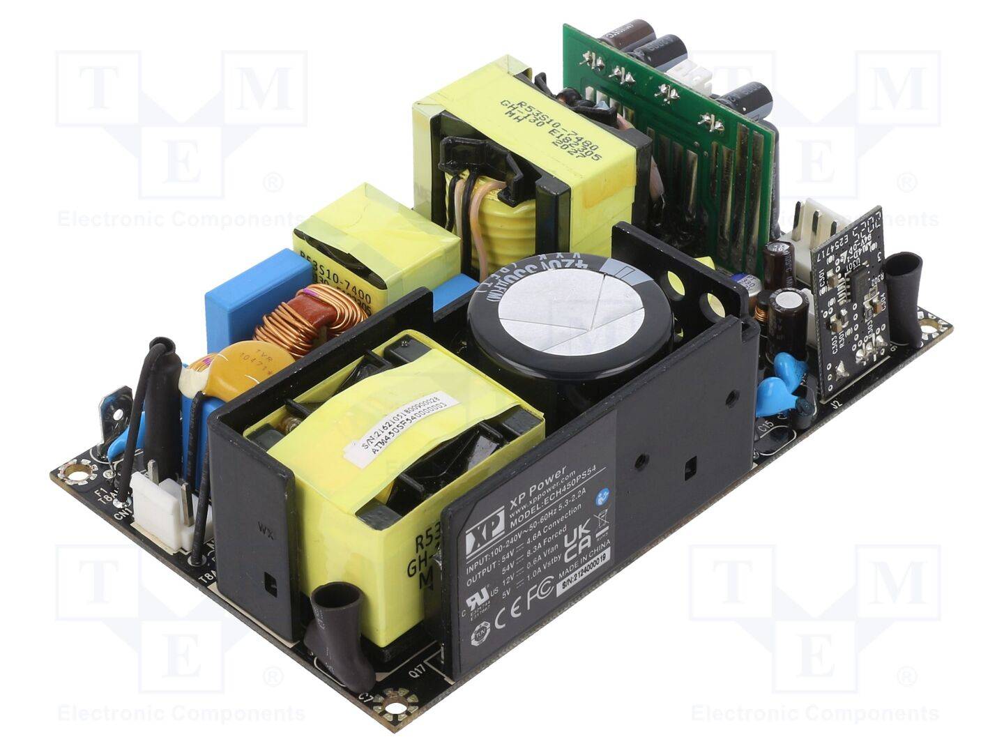 XP POWER ECH450PS54 Voedingseenheid: schakelende; open; 450W; 90÷264VAC; OUT: 2; 54VDC - 1 stuk-0