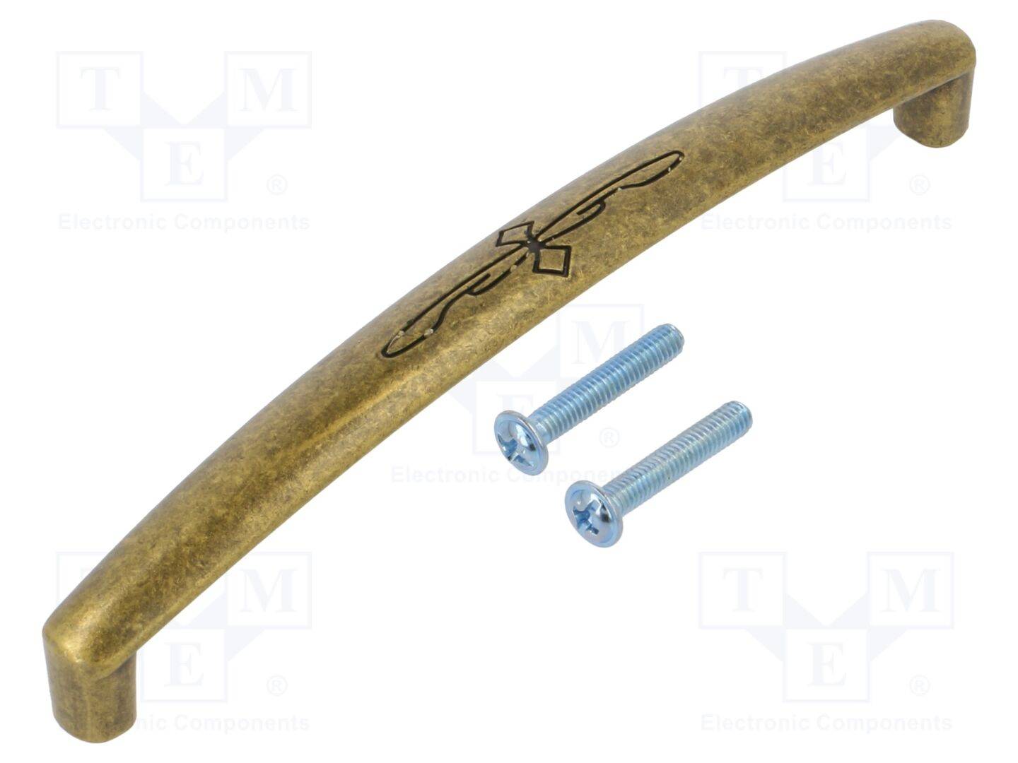 GTV Poland GTV-UZ-OLBIA-12804 Houder; ZnAL; antiek brons; H: 49mm; L: 136mm; W: 13mm; OLBIA - 1 stuk-0